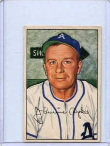 1952 Bowman Jimmy Dykes Philadelphia Athletics #98 ⭐️💥🎯 VG - Picture 1 of 2
