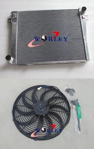 3ROW Radiator&FAN Fit BMW 3 E30 320i 323i 325i 325ix 325e M20 1982-1993 Manual - Picture 1 of 6