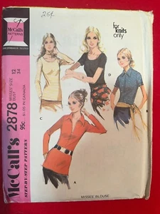 Blusa McCall's 2878, corte completo, Misses, talla 12 - Imagen 1 de 2