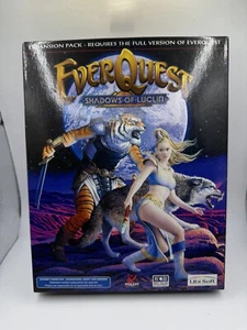 2001 EverQuest Shadows of Luclin Big Box PC Video Game Brand New Disc And Manuel - Picture 1 of 5