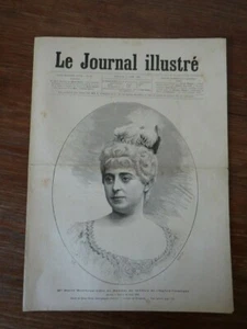 LE JOURNAL ILLUSTRE (1886) Marie Heilbron EMEUTES FUSILLADE de Roux Belgien - Bild 1 von 3