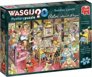 Jumbo Wasgij Retro Mystery 5 - Sunday Lunch! - 1000 Piece Puzzle : NEW - Picture 1 of 1