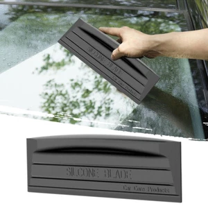 Car Non Scratch Window Wiper Drying Scraper Soft Silicone Squeegee Tool - Picture 1 of 11