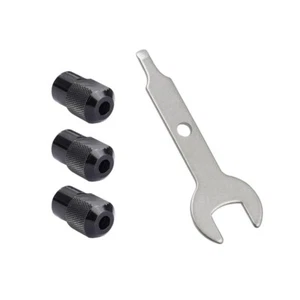 Spannmutter 3 St??ck Dremel-Rotationswerkzeuge Elektrospannfutter M8x0.75 Black - Picture 1 of 7