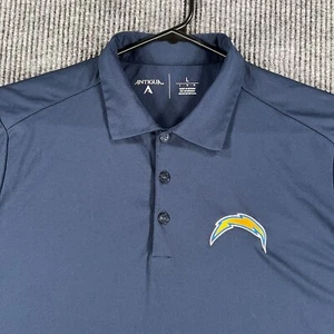Los Angeles Chargers Polo Shirt Mens Large Blue Short Sleeve NFL Football - Picture 1 of 12