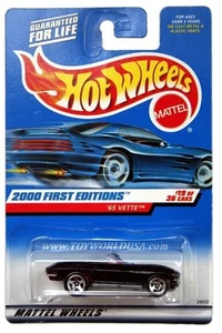2000 Hot Wheels #79 First Edition '65 Chevy Corvette full crd - Picture 1 of 1