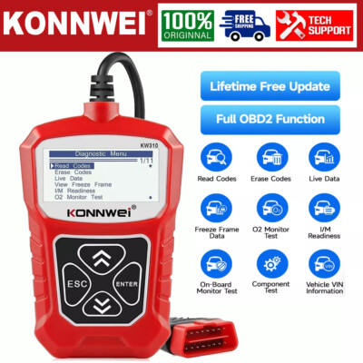 KONNWEI KW310 OBD2 OBD Scanner Code Reader Ca...