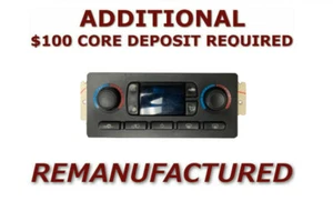 REMAN 03 04 05 06 07 Hummer H2 A/C Heater Climate Control Module EATC EXCHANGE - Picture 1 of 3