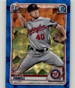 2020 Bowman Draft Sapphire Edition Holden Powell #BD-120 Washington Nationals - Picture 1 of 2