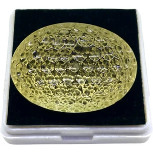 VVS 71,65 kt natürlicher Citrin 33 x 23 mm Bienenstock individueller Schliff lose funkelnder Edelstein - Bild 1 von 24