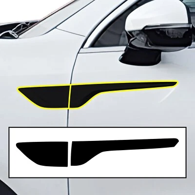 Compatível com Kia Sorento 2021-2023 emblema lateral cromado apagar decalque acabamento em vinil blackout - Imagem 1 de 4