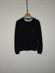 Hugo Boss Responsible Sweater Pullover Logo Black S - Picture 1 of 9