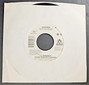 Madonna I'll Remember Secret Garden Vinyl 1994 7" Record - Picture 1 of 4