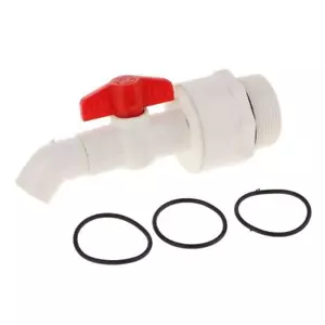 More details for plastic water container barrel 45° spigot faucet taps 25mm outlet 2&quot; connect