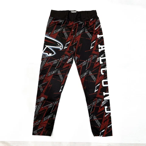 NFL Team Atlanta Falcons High Waist Yoga Pants Slimming Fitness Legging Cover