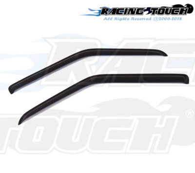 Visera de ventana de montaje exterior de humo oscuro protector de lluvia 2 piezas para GMC Safari 1985-2005 Foto 1 de 4