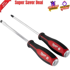 Milwaukee Set of 2 Magnetic Screwdrivers Black Red 4932471872 - Picture 1 of 4