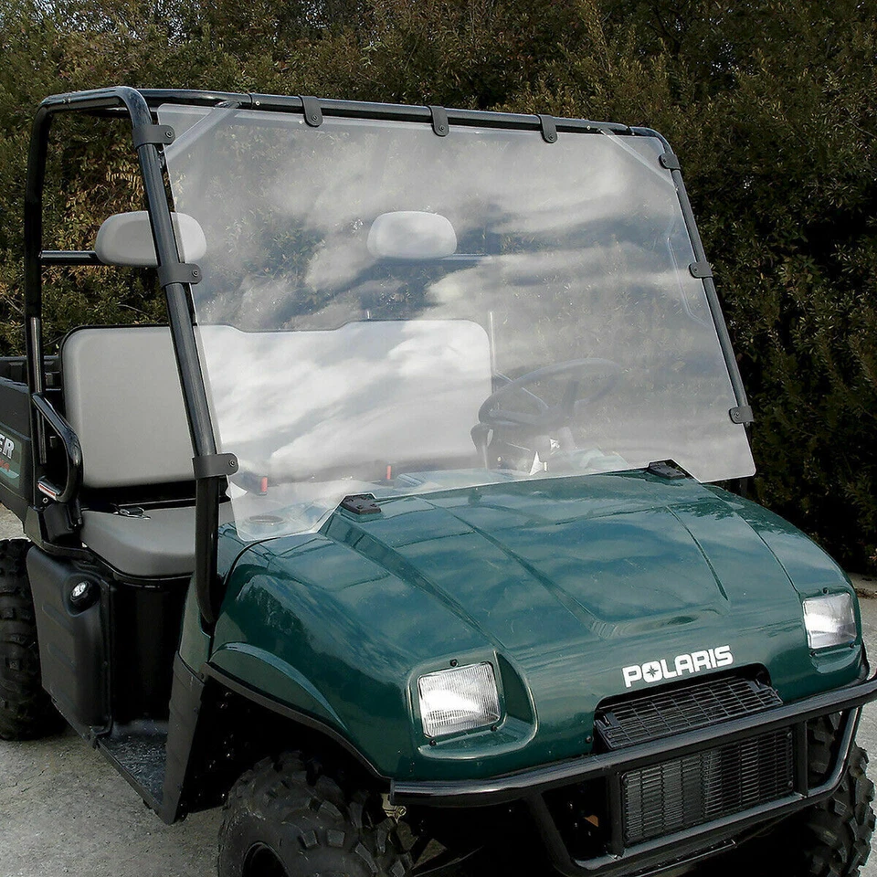 Polaris Ranger 425 500 700 2002-2008 Seizmik Full Front Windshield UV Resistant Foto 1 de 2
