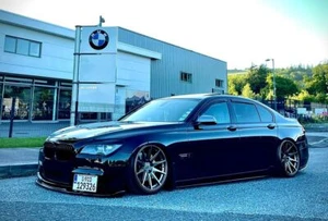 Performance Splitter For BMW 7 Series F01 F02 Front M Sport bumper Spoiler - Foto 1 di 12