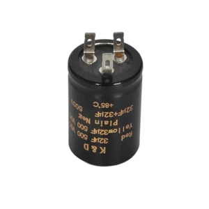 Condensador de lata electrolítico 32+32uf 32uf+32uf 500V para amplificador de tubo de guitarra audio hágalo usted mismo - Imagen 1 de 6