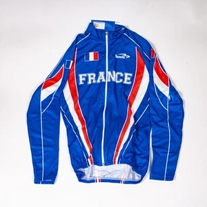 Maglia Ciclismo Termica Invernale Manica Lunga Cycling Jersey France L - Picture 1 of 1