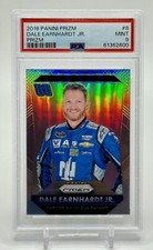 2016 Panini Prizm Racing Dale Earnhardt Jr. Silver Prizm #8 PSA 9  FIRST PRIZM