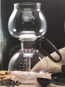 Yama SY-8 Glass Siphon 8 Cup Stove Top Coffee Maker 40 Ounce W Box - Picture 1 of 12