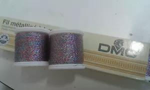 100m REEL OF DMC RAINBOW FILAMENT THREAD 4 CROSS STITCHING,CARDS,DRESS MAKING - Picture 1 of 1