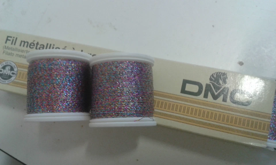  100m REEL OF DMC RAINBOW FILAMENT THREAD   4 CROSS STITCHING,CARDS,DRESS MAKING - Image 1 of 1