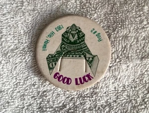 Good Luck Frog #2 Hilo Hawaii Pog Milk Caps Collectible Slammer Vintage 1993 - Picture 1 of 2