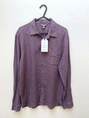 Seasalt Cornwall shirt size small linen curator  Purple New  - Image 1 of 4