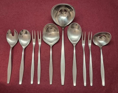 WMF Atlanta Cromargan Vorleger 10 teiliges Servierbesteck u.a Suppenkelle  - Bild 1 von 4