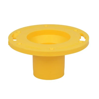 43405 Set-Rite Toilet Flange Extender only, 1 size, Yellow - Image 1 of 2