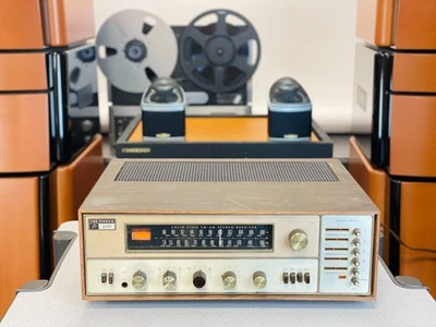 Vintage Fisher 400-T Solid State Receiver / Tune-O-Matic / Working / Wood Case - Image 1 of 4