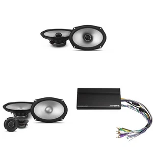 Alpine KTA-450 4 Ch.Power Pack Amp w/ S2-S69 & S2-S69C S-Series Speakers - Picture 1 of 10