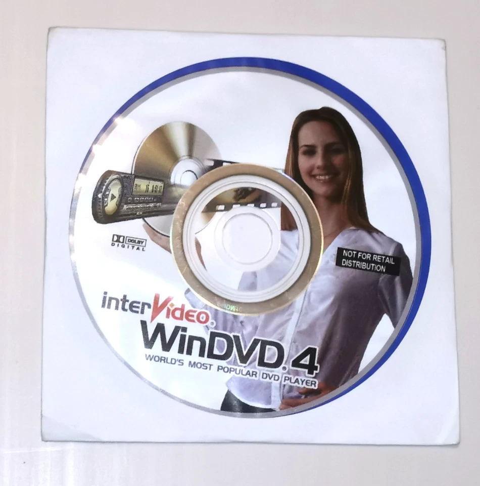 InterVideo WinDVD 4 DVD player software for PC - new, with serial number - Image 1 of 1