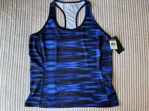 NWT! Lauren Ralph Lauren Racer Back Active Tank Top L Stretch Yoga Gym Workout - Picture 1 of 10