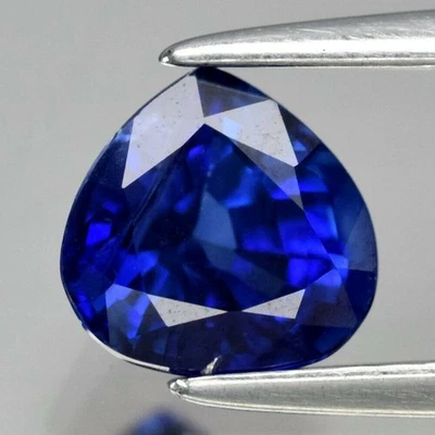 GIA Certified 1.02ct Royal Blue Pear Sapphire | New - Image 1 of 4
