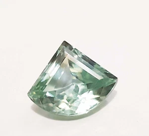 Zafiro natural azul verdoso de 9,70 quilates forma elegante regalo extra piedras preciosas sueltas - Imagen 1 de 7