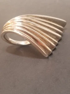 Anillo de ala de plata esterlina 0,925 Patricia Von Musulin talla 6,5 - Imagen 1 de 16