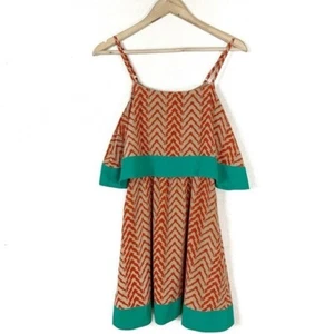 Vestido de verano THML en capas línea A correa ajustable talla XS - Imagen 1 de 7