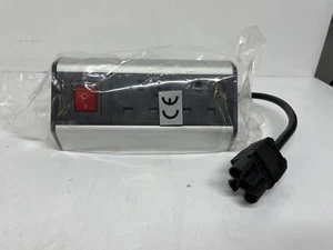Excel Desktop Power Unit - 2x UK sockets 555-270 - Picture 1 of 4