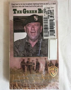 The Green Berets (VHS, 1968 Film, 1987 Printing) John Wayne New Sealed Free Ship - Imagen 1 de 2