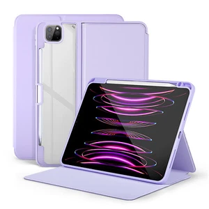Acrylic Transparent Hard PC Tablet Protective Case Cover for iPad Pro 12.9 inch - Picture 1 of 10