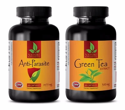 Parasite and worm cleanse - ANTI PARASITE – GREEN TEA COMBO - green tea extract  - Image 1 of 4