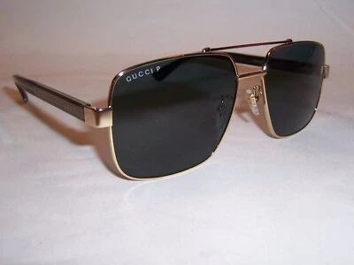 NEW GUCCI SUNGLASSES GG 0529S 005  GOLD/SMOKE 60MM AUTHENTIC 0529 - Image 1 of 4
