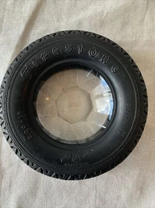 Vintage Firestone Tire Ashtray Gum Dipped High Speed Balloon  - Picture 1 of 9