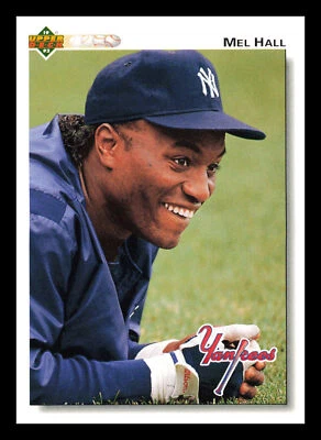Mel Hall #291 1992 Upper Deck New York Yankees Baseball - Image 1 of 2