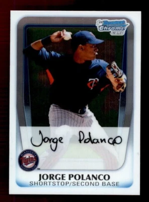 2011 Bowman Chrome Prospects #BCP159 Jorge Polanco NMMT - Image 1 of 2