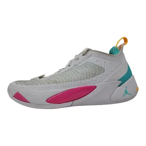 Nike Jordan Luka 1 Basketball Shoes, White/Fire Pink/Dynamic Turq, 13 Medium US - Picture 1 of 10